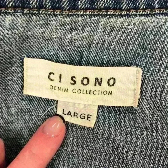 CI SONO Cropped Denim Jacket - Picture 6 of 6